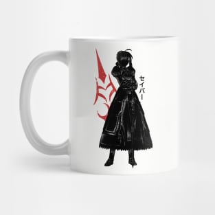 Crimson Swordswoman Mug